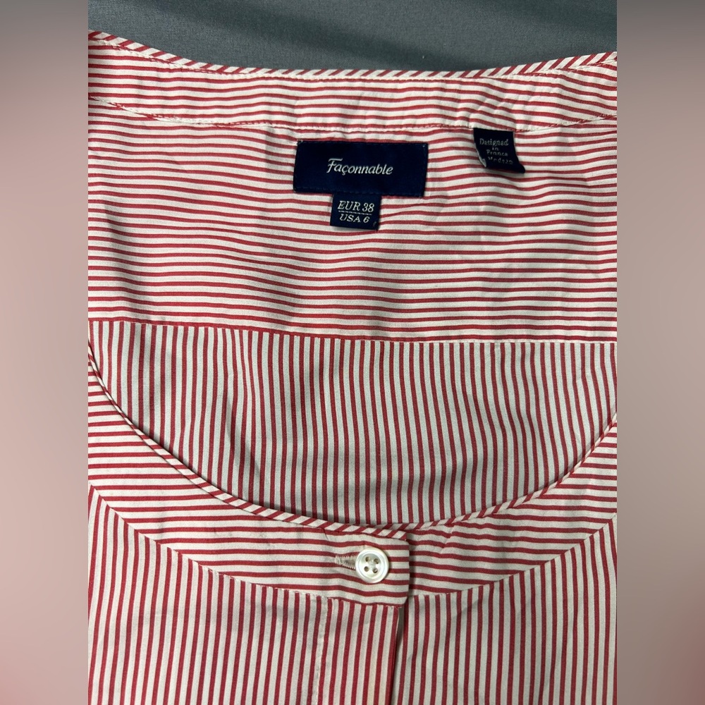 Façonnable 100% Silk Button-Down Blouse – Size 6 – France